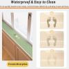 Dailify Absorbent Window Sill Protector Mat with Pattern, Household Windowsill Cover Decorative Pad, Non-Skid Bay Window Trim Cushion, Easy to Cut(B,100cmx30cm (39 3/8" x11 3/4")) view 3