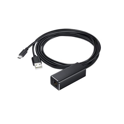 VILLCASE Ethernet Adapter for Tv Micro USB to Mbps Network Card Compatible with Fire Tv Stick Stable Connection for Streaming and Gaming Easy Setup Black