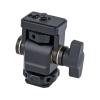 Camera Monitor Mount with Cold Shoe 180 Adjustable 1/4 Inch Screw for DSLR Mobile Phone and Monitor Aluminum Alloy view 3