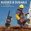 KETELESE T4 Waterproof Radios Walkie Talkies 6 Pack, IP67 FRS Two Way Radio with Headsets and Charging Base, NOAA Weather Alert,PTT,Group,VOX view 3