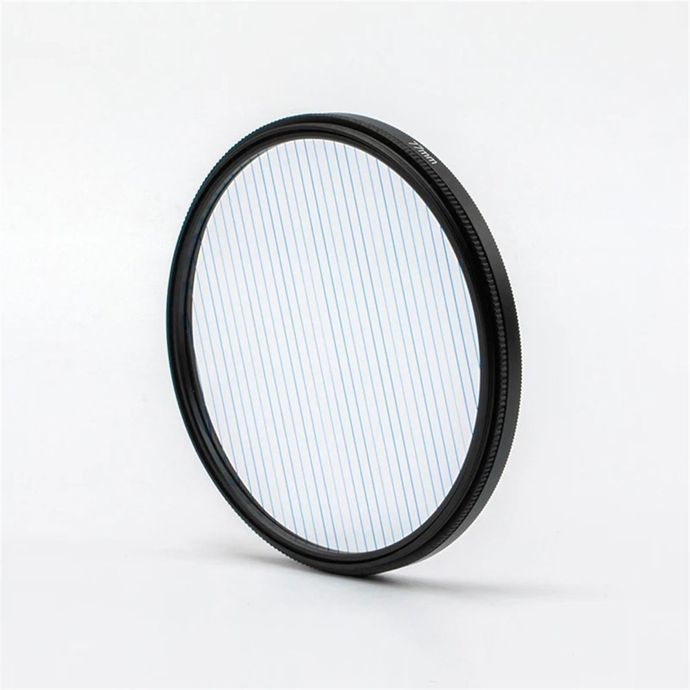 LIUDONGX Rainbow Blue Streaks Effect Filter 77/82 mm Round Lens Flare Filter (82 mm)