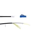 1-500M TPU armored optical patchcord waterproof LC SC FC ST UPC SM single core indoor outdoor fiber optic jumper(30mm 5pcs,SC-SC) view 2