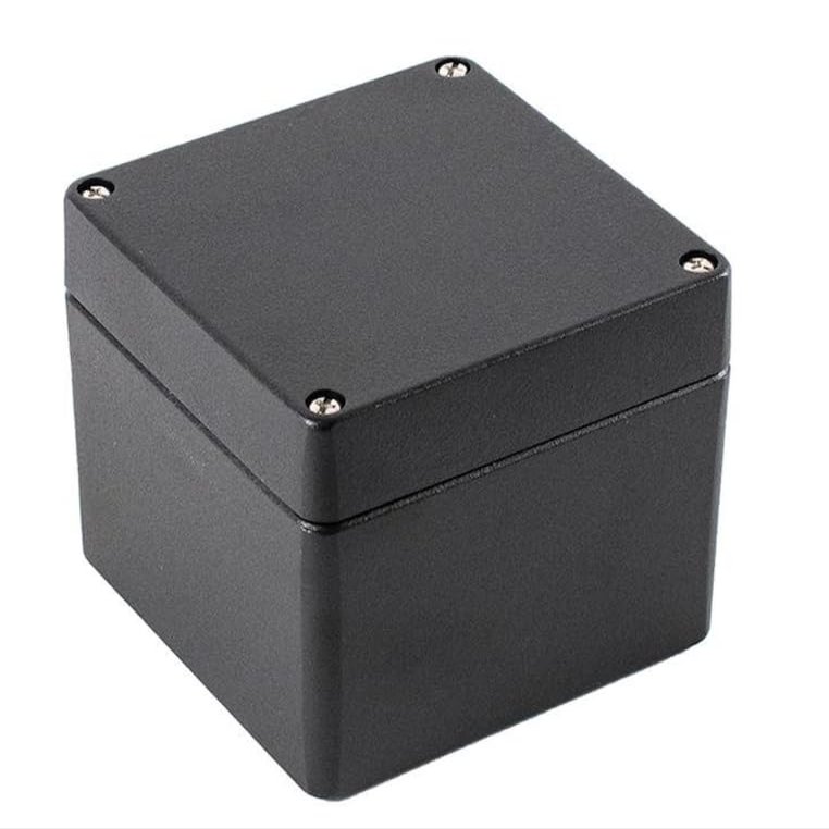 1590Z080BK, Enclosures, Boxes, & Cases 1590Z080 Painted Black Texture