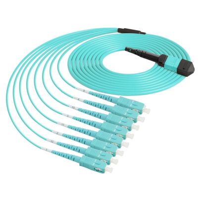 JGFDHKY MPO-SC Fiber Optic Patch Cable 8/12/24 Core OM3(10M,12core TypeA OM3-300)