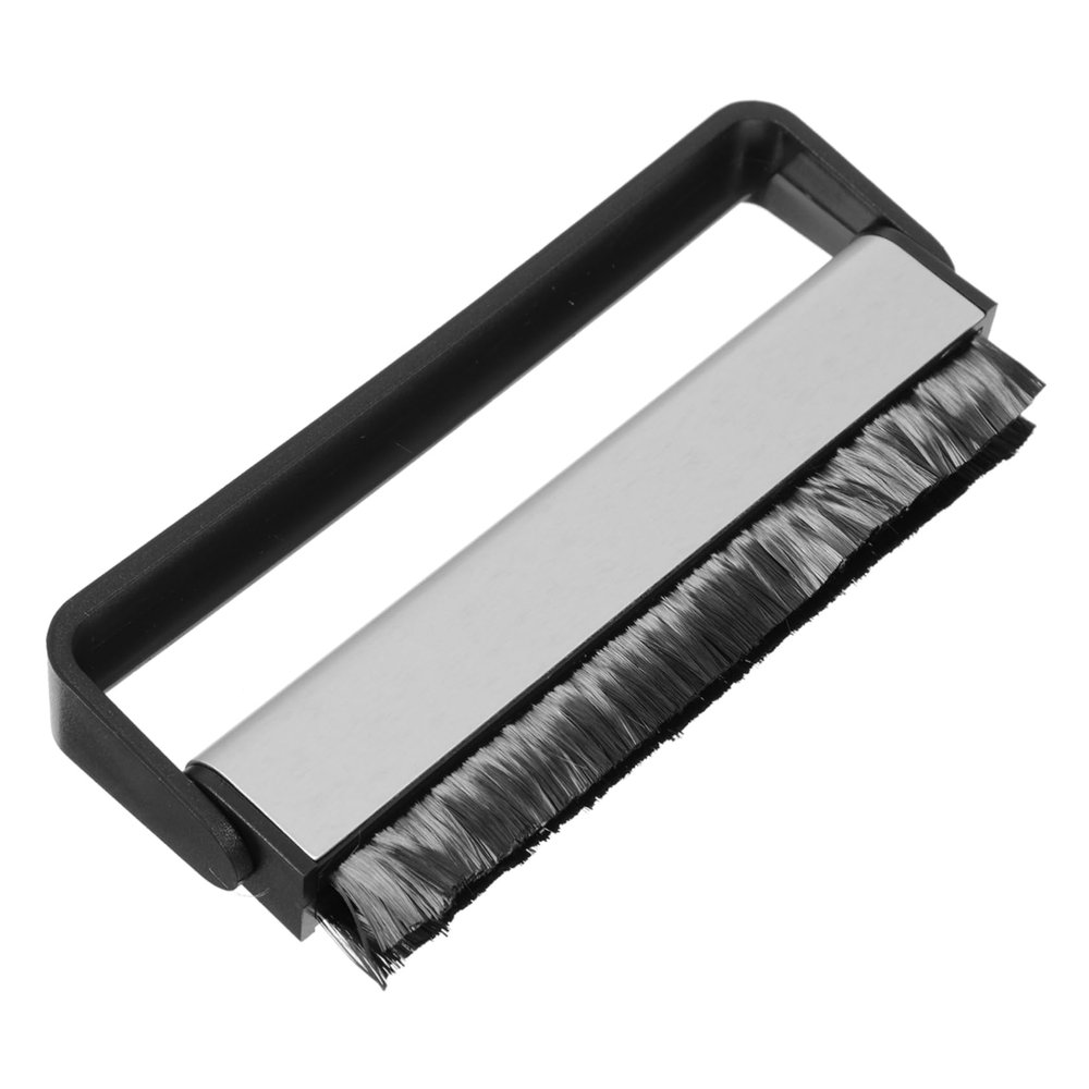 KOMBIUDA 1Pc Vinyl Record Cleaner Brush with Handle Static Soft Bristles for Cleaning of Records for Turntables and CD Albums