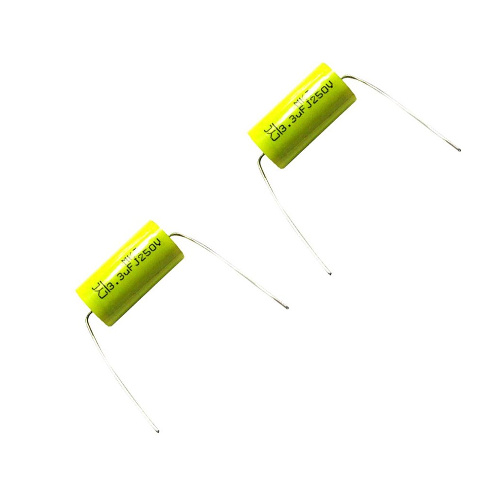 2pcs 3.3uF 250V Polypropylene Film Capacitor for Audio Amplifier Speaker