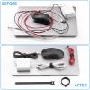 100 PCS 8 Inches Reusable Cable Ties | Adjustable Cord Wraps, Cable Straps | Hook & Loop Cord Organizer, Cable Management view 3