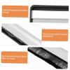 DOITOOL Carbon Fiber Vinyl Record Cleaning Brush Wooden Handle Anti-Static Soft Bristles Turntable Dust Remover for Albums Black view 3