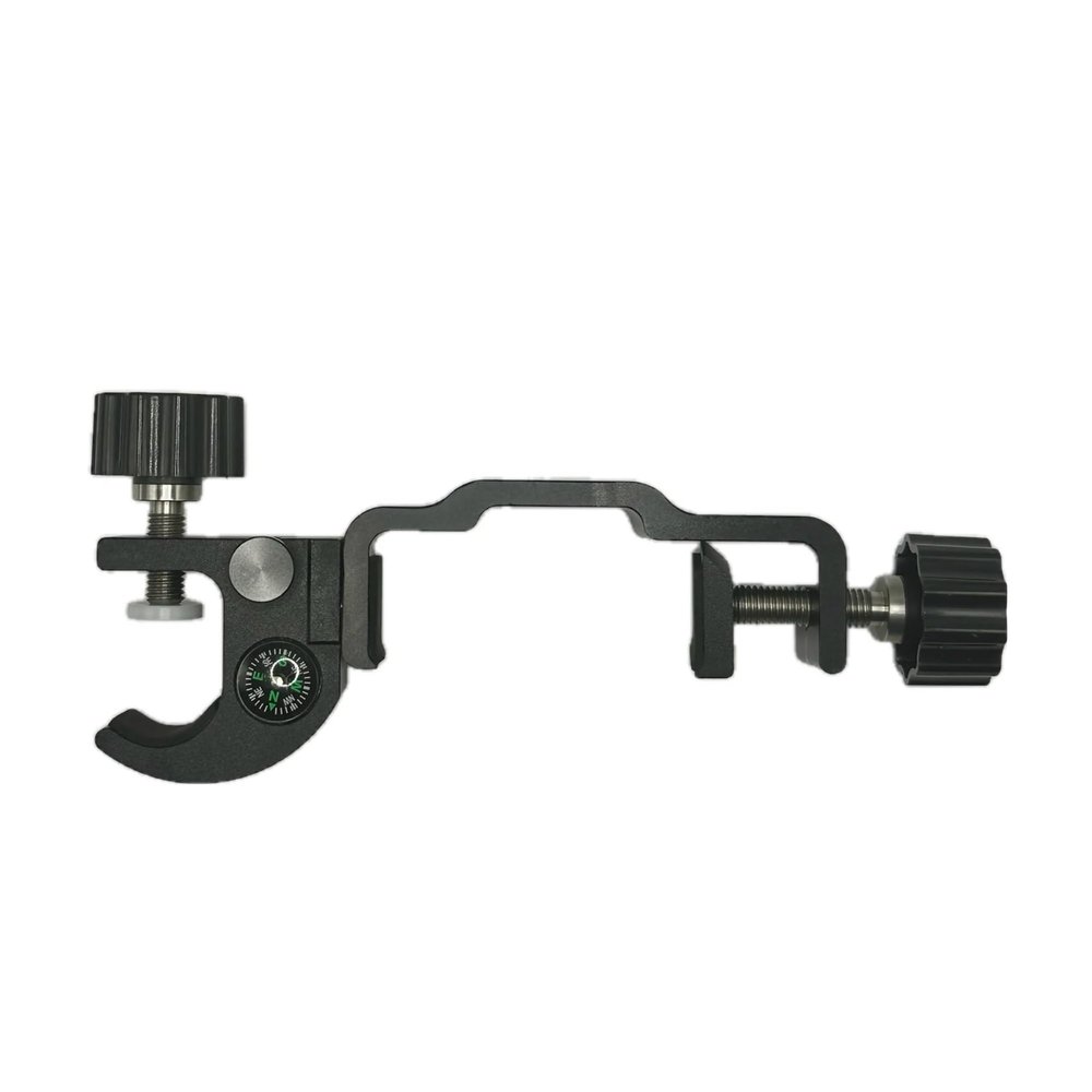 GNSS GPS Pole Clamp With Compass &Open Data Collector Cradle Pole Holder Mount Dropshipping