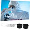 GARIOUANS 2Pcs Rubber Eyepiece Covers for Microscopes Telescopes Binoculars Standard Eye Guards Easy to Install Remove Protection for Optical Devices Black view 3