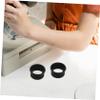 GARIOUANS 2Pcs Rubber Eyepiece Covers for Microscopes Telescopes Binoculars Standard Eye Guards Easy to Install Remove Protection for Optical Devices Black view 4