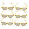 ERINGOGO 6pcs Glasses for Movies Games Lightweight Plastic Theater Eyewear Enhanced Stereo Viewing Experience Suitable Home Use Comfortable view 1