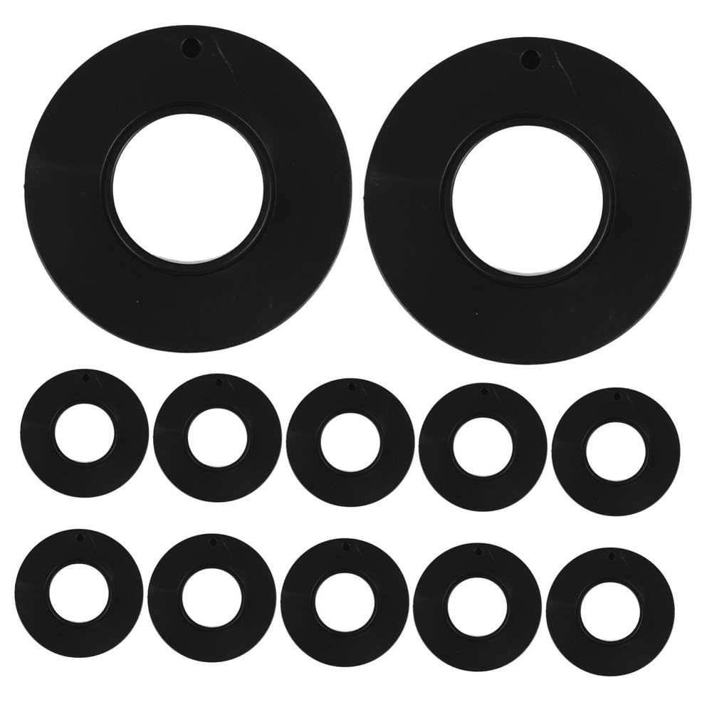 ARTIBETTER 20pcs Portable Extension Cord Reel Wire Spool Organizer for DIY Home Travel Black