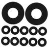 ARTIBETTER 20pcs Portable Extension Cord Reel Wire Spool Organizer for DIY Home Travel Black view 1