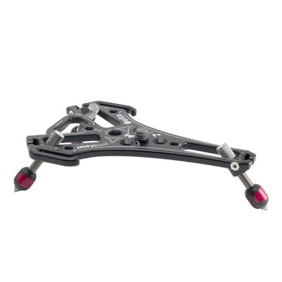Platypod Delta Professional Travel Tripod, Ultra Compact, Aircraft Grade Aluminum, 5.8 x 3.9 inches, 22 lb Capacity
