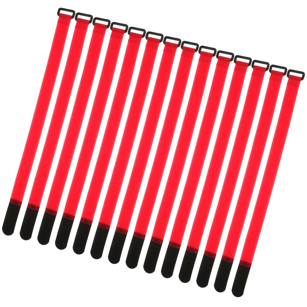 BELLIFFY 50pcs Adjustable Nylon Fastening Straps Reusable Hook and Loop Ties for Soccer Net Sports Equipment and Cable Management Reliable Fixing Belts for Luggage and Organization