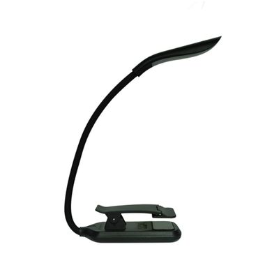 Angoily USB LED Reading Lamp with Flexible Clip Portable Eye Care Light for Indoor Outdoor Use Gooseneck Book Light Black for Students Travelers Night Readers