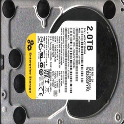 95% HDD for 2TB 3.5 SATA 6 Gb/s 64MB 7200RPM for Internal Desktop WD2003FYPS