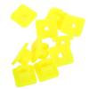 Cabilock 10 Pcs Automotive Speaker Grill Speaker Wire Nail Seat Automotive Speaker Fixing Seat Fixing Speaker Fixing Screw Speaker Clamp Plastic Yellow view 1