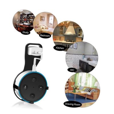 DIYEAH Speaker Stand Holder for Dot Wall Mount Charging Sturdy Base with Slip Feet for Home Office Use Elegant Black Design