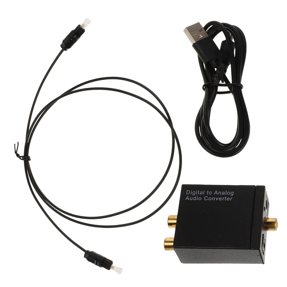CIYODO Digital to Analog Audio Converter Adapter with Jack Compact Optical Converter for Tvs Sound Systems and Projectors Easy Installation Durable Design
