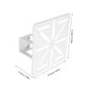 ARTIBETTER Wall Mounted Heavy Duty Camera Bracket with Reinforced Base Easy Installation for CCTV Dome Monitoring Compatible with Various Steel Grooves view 2