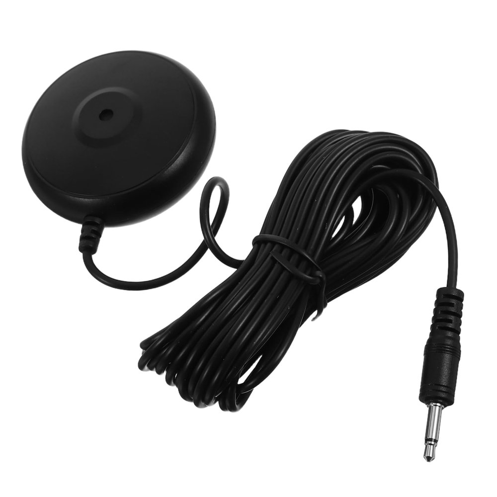 BESPORTBLE Clip Microphone for Desktop Calibration Plug Audio Receiver for Online Courses Teachers and Conference Use Professional Sound Clarity Black