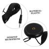 BESPORTBLE Clip Microphone for Desktop Calibration Plug Audio Receiver for Online Courses Teachers and Conference Use Professional Sound Clarity Black view 3