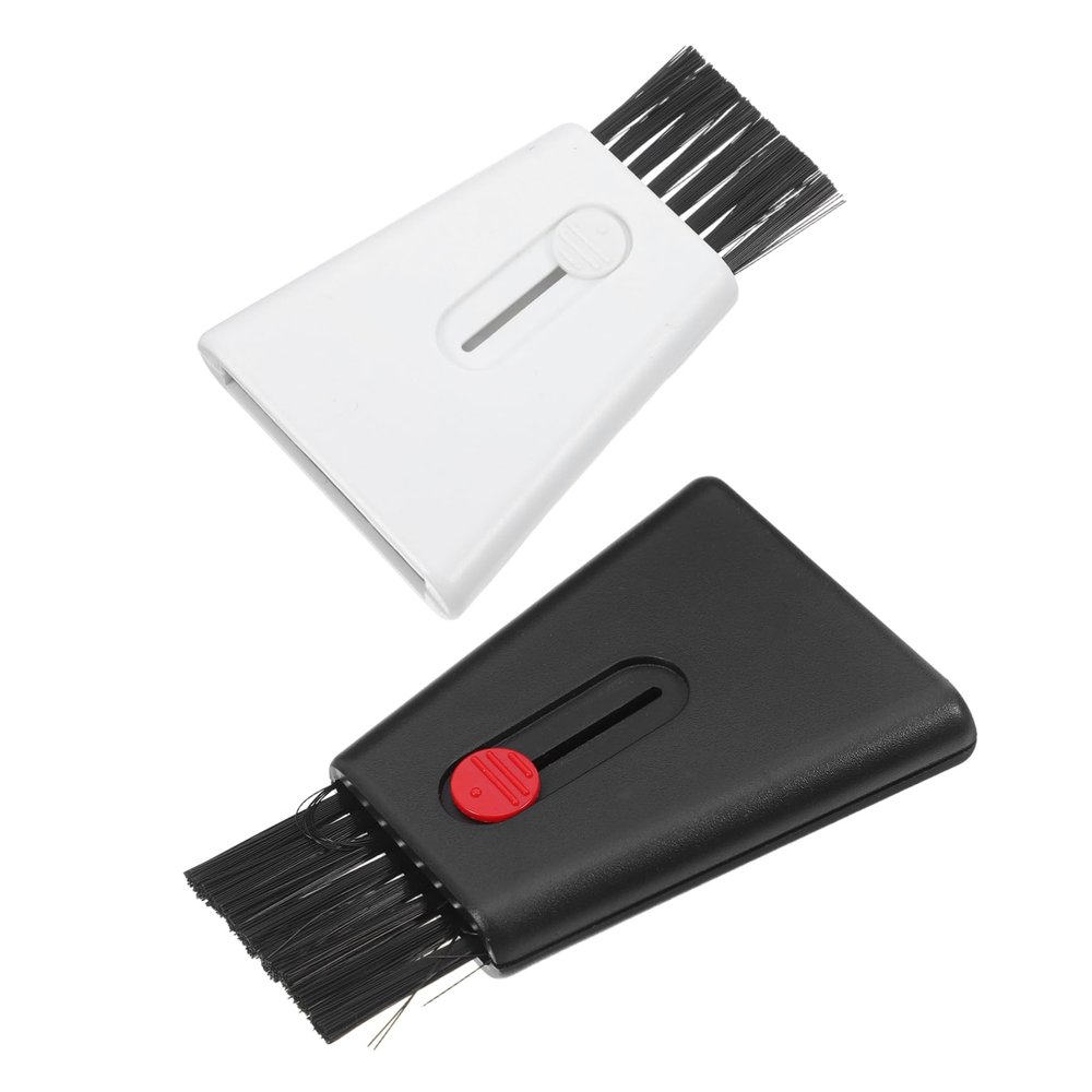 ARTIBETTER 2pcs Portable Cleaning Brush for Electronics Multi-use Telescopic Brush for Laptop Keyboard Camera Phone Lightweight Compact Travel-Friendly Cleaning Tool
