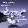 AIRMARS ABO16 Clip On Earbuds, Purple view 3
