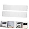 MOLUCKFU 2Pcs Wall Mount Acrylic Record Holder Display Shelf CD Storage Rack for Vinyl Albums Organize and Showcase Your and Easy to Install view 3