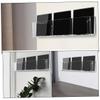 MOLUCKFU 2Pcs Wall Mount Acrylic Record Holder Display Shelf CD Storage Rack for Vinyl Albums Organize and Showcase Your and Easy to Install view 4