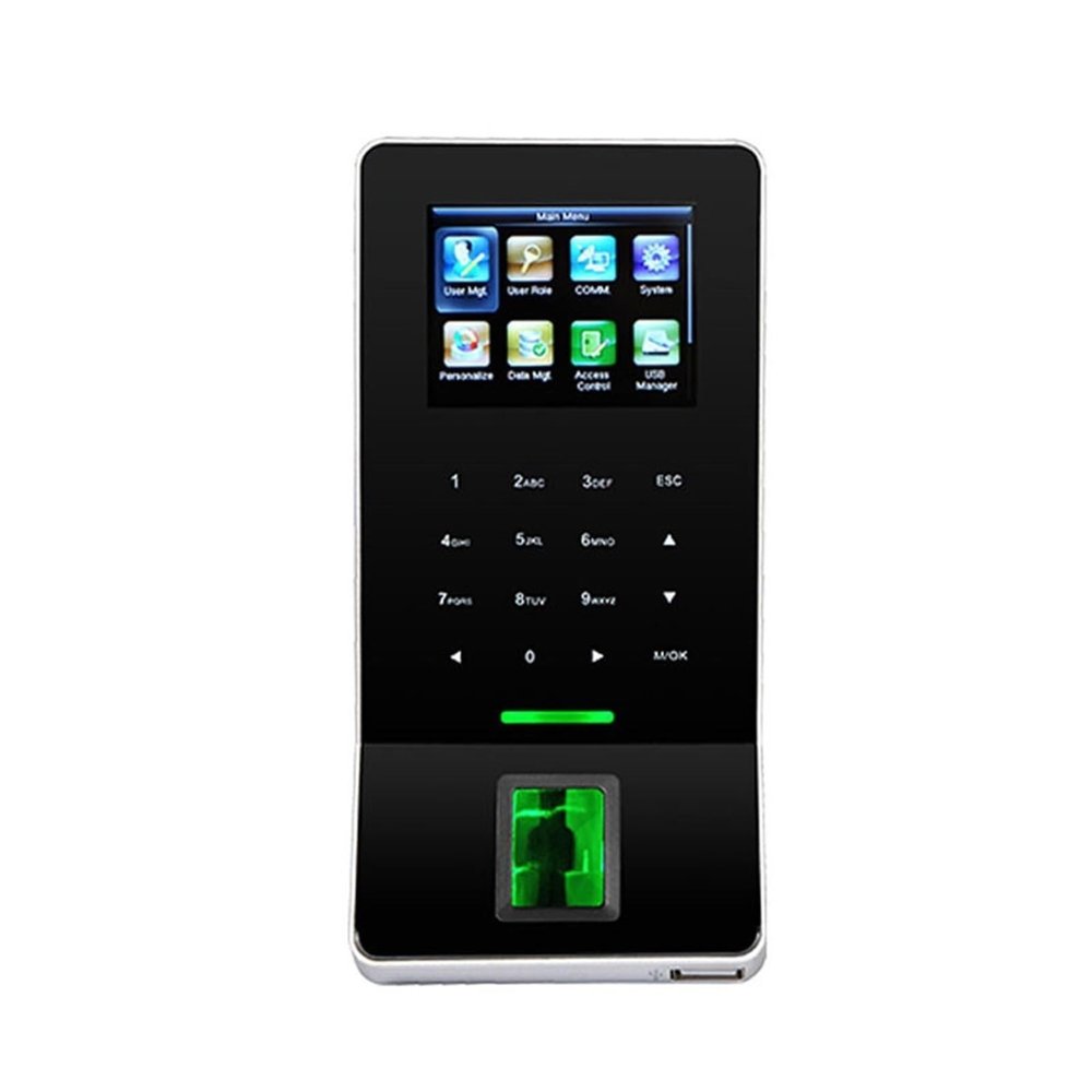 DJCDDM Clocking in Machine,IME Attendance Machine TCP,IP USB Fingerprint Door Access Control System Color Screen Optional Card Reader for Employees(F22)