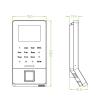 DJCDDM Clocking in Machine,IME Attendance Machine TCP,IP USB Fingerprint Door Access Control System Color Screen Optional Card Reader for Employees(F22) view 4