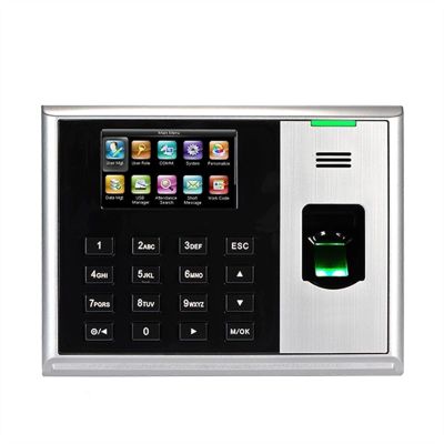 Clocking in Machine, Fingerprint Password,Office Time Clock Employee Recorder,Device Biometric Time Attendance System for Employees