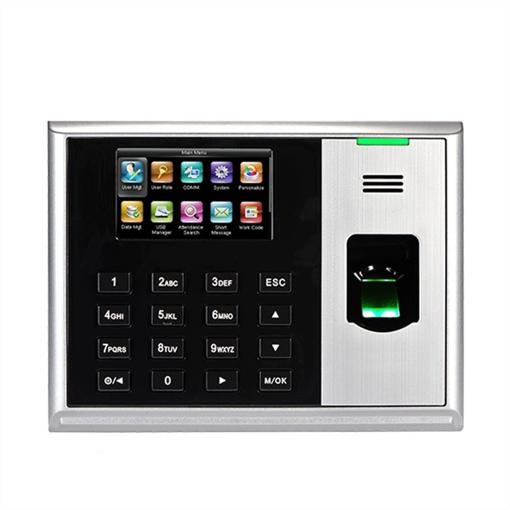 Clocking in Machine, Fingerprint Password,Office Time Clock Employee Recorder,Device Biometric Time Attendance System for Employees