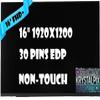 New KrystalPix LCD Display FITS- Replacement LCD for LG LP160WU3(SP)(D2) LP160WU3-SPD2 16" LCD FHD+ 1920x1200 Display Screen Non-Touch 30 pins Panel view 1
