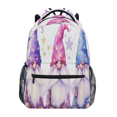 ATTX Cute Gnomes Backpack - Waterproof Lightweight Daypack, Durable Travel Backpack for Casual Use#390