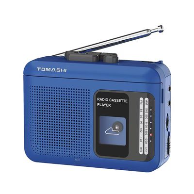 TOMASHI Portable Cassette Tape Player and Recorder with AM/FM Radio