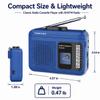 TOMASHI Portable Cassette Tape Player and Recorder with AM/FM Radio view 4