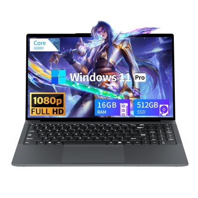Tunhail 15.6 inch Laptop, Laptops with Core Processor (up to 3.40GHz), Gaming Laptop 16GB RAM 512GB ROM, FHD 1920 x 1080, Win 11 Pro Traditional Laptops Computers