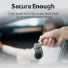 Airtag Holder Waterproof, 4-Pack Airtags Secure Holders Keychain Case w/Metal Wire, Anti-Lost Keyring Holder Attachment Compatible with Apple Airtag, Durable Travel Safe Essential Airtags Lock Cases view 2