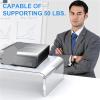 Computer Monitor Stand Monitor Stand Laptop Stand Riser Desk Clear Computer Monitor Stand for Home Office Printer TV Screen Keyboard Storage view 3