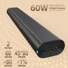 BESTISAN Wave Base Sound bar with Bluetooth for TV Tabletop Digital Audio Speaker System/Home Theater, Gaming, Projectors, with Remote Control, HDMI-ARC,AUX, Optical, USB view 2