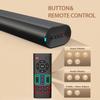 BESTISAN Wave Base Sound bar with Bluetooth for TV Tabletop Digital Audio Speaker System/Home Theater, Gaming, Projectors, with Remote Control, HDMI-ARC,AUX, Optical, USB view 3