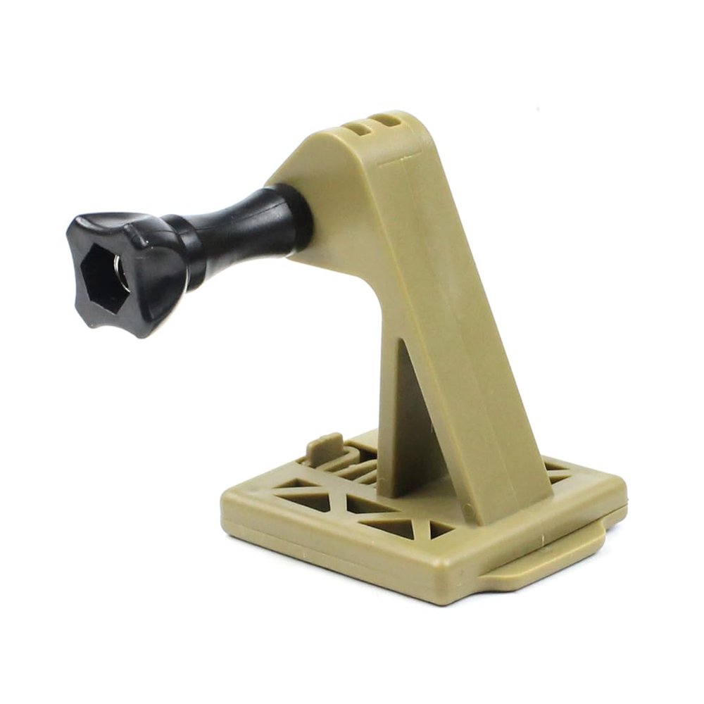 BGNing Helmet Mount Quick Connect Adapter, Compatible with Hero Sports Camera Helmet Mount Adapters (Mud Color)