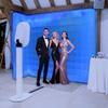 Wellcomer 12ft Color-Changing Inflatable Wall  Light-Up L-Shaped Photo Booth Wall with Built-in Blower for Photo Backdrop, Event Exhibition & Parties-1 PC view 2