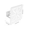 NUOBESTY Thickened Base Wall Mount Camera Bracket Heavy Duty CCTV Dome Mounting Bracket Security Camera Clamp Mount view 2