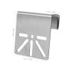 CAXUSD Stainless Steel Gutter Mount for Cameras Weather Resistant Outdoor Bracket Solar Powered Security Camera Holder No Drill Installation for Remote Areas view 2