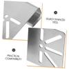 CAXUSD Stainless Steel Gutter Mount for Cameras Weather Resistant Outdoor Bracket Solar Powered Security Camera Holder No Drill Installation for Remote Areas view 3